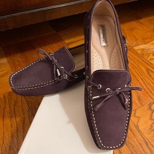 Halogen Suede Moccasin Loafer Shoes Size 9.5M